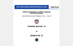 Un beau derby en Gambardella U18 pour démarrer la saison …