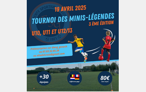 Tournoi des minis- légendes …