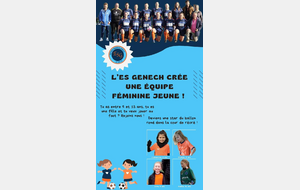 L’Esg crée une équipe féminine jeune !!