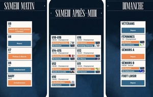 Planning du 8 et 9 mars