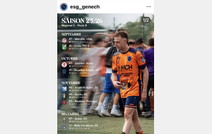 Calendrier R2 Septembre/Decembre