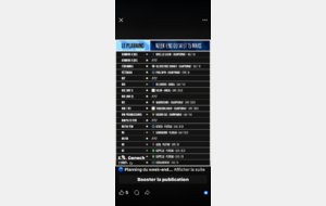 Planning 14 et 15 mars …