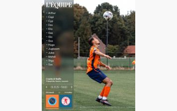 Le groupe face à Orchies demain 15h00