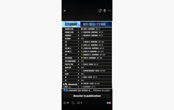 Programme des 7 et 8 mars 2026