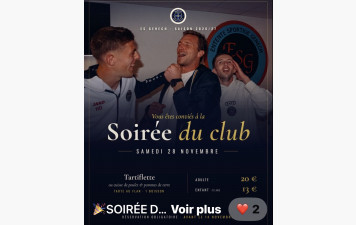 À vos agendas …