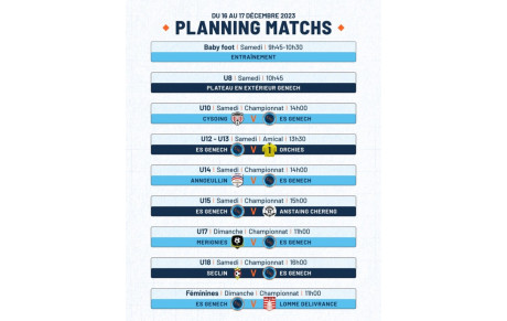 Week-end 16 et 17 décembre