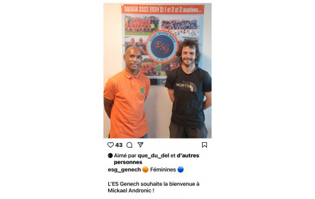 Passage de témoin pour l'équipe féminine !!