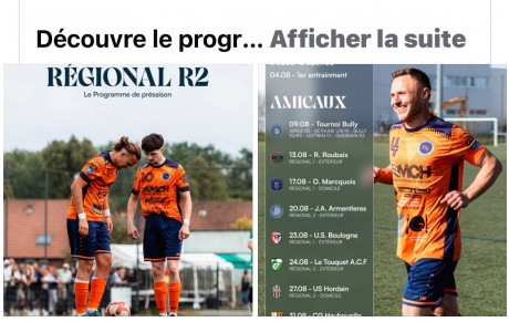 Préparation R2 , le programme …