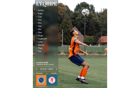 Le groupe face à Orchies demain 15h00