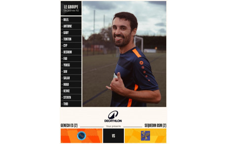 Notre équipe B face à Sequedin …